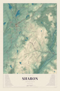 Map of Sharon, Connecticut