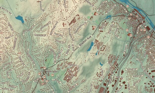 Beautifully Detailed Map of Shelton, Connecticut