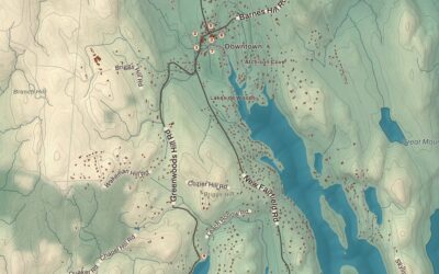 Beautifully Detailed Map of Sherman, Connecticut