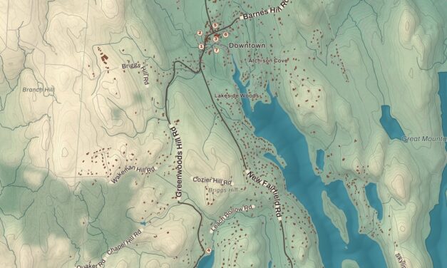 Beautifully Detailed Map of Sherman, Connecticut