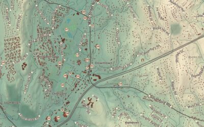 Beautifully Detailed Map of Southbury, Connecticut