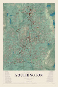 Map of Southington, Connecticut