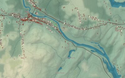 Beautifully Detailed Map of Sprague, Connecticut