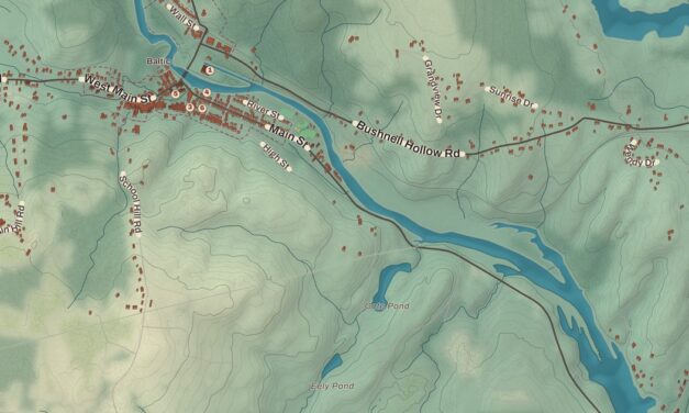 Beautifully Detailed Map of Sprague, Connecticut