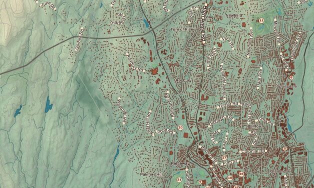 Beautifully Detailed Map of Stamford, Connecticut