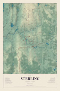 Map of Sterling, Connecticut