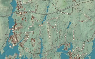 Beautifully Detailed Map of Stonington, Connecticut