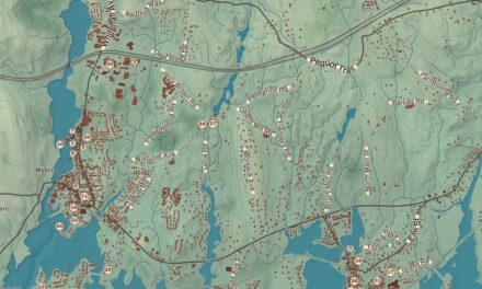 Beautifully Detailed Map of Stonington, Connecticut