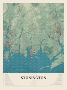 Map of Stonington, Connecticut