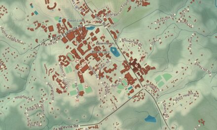 Beautifully Detailed Map of Storrs, Connecticut