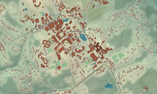 Beautifully Detailed Map of Storrs, Connecticut