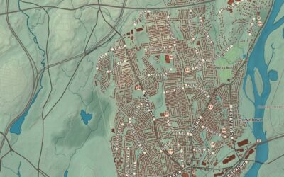 Beautifully Detailed Map of Stratford, Connecticut