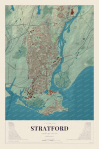 Map of Stratford, Connecticut