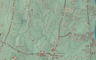 Beautifully Detailed Map of Suffield, Connecticut