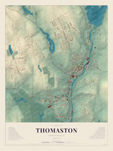 Map of Thomaston, Connecticut