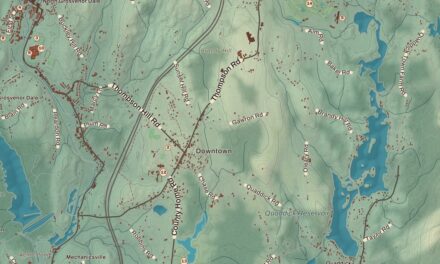 Beautifully Detailed Map of Thompson, Connecticut