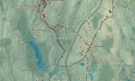 Beautifully Detailed Map of Thompson, Connecticut