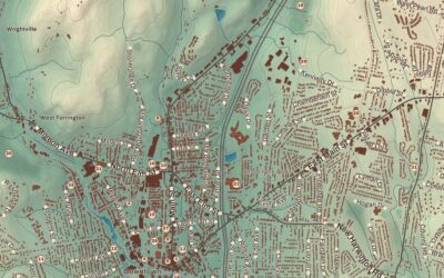 Beautifully Detailed Map of Torrington, Connecticut