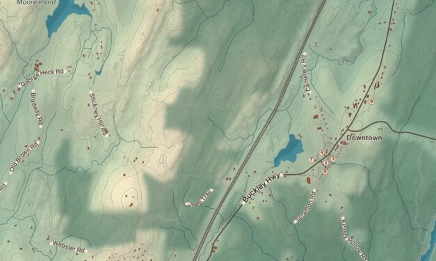 Beautifully Detailed Map of Union, Connecticut