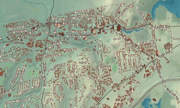 Beautifully Detailed Map of Vernon, Connecticut