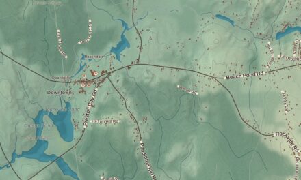 Beautifully Detailed Map of Voluntown, Connecticut