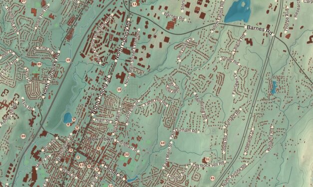 Beautifully Detailed Map of Wallingford, Connecticut