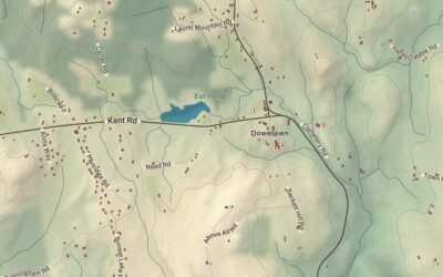 Beautifully Detailed Map of Warren, Connecticut