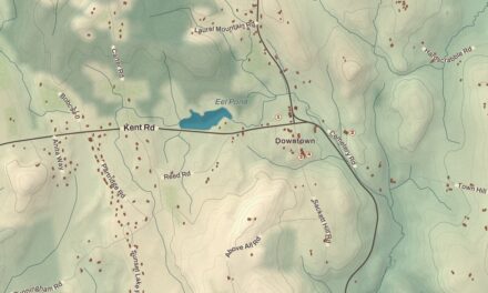 Beautifully Detailed Map of Warren, Connecticut