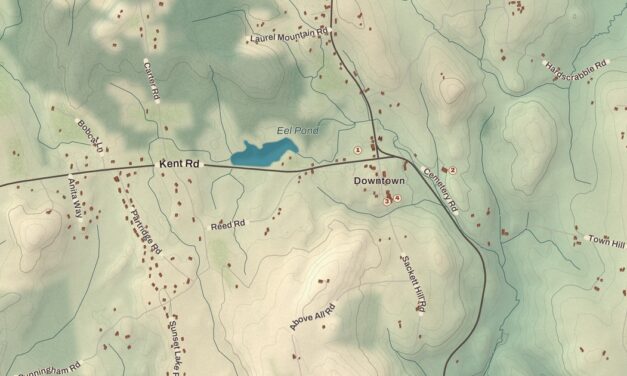 Beautifully Detailed Map of Warren, Connecticut