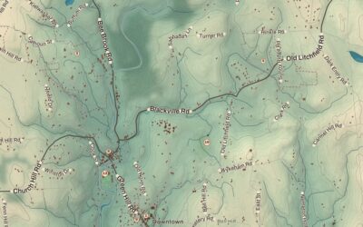 Beautifully Detailed Map of Washington, Connecticut
