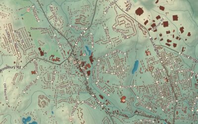 Beautifully Detailed Map of Watertown, Connecticut