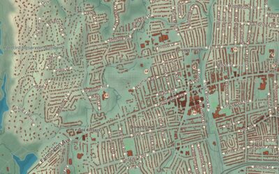 Beautifully Detailed Map of West Hartford, Connecticut