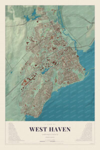 Map of West Haven, Connecticut