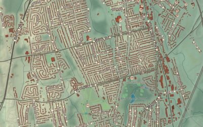 Beautifully Detailed Map of Wethersfield, Connecticut