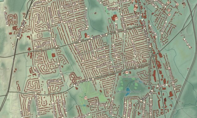 Beautifully Detailed Map of Wethersfield, Connecticut