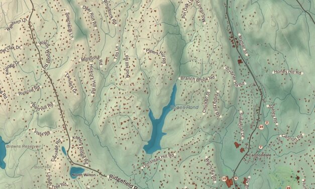 Beautifully Detailed Map of Wilton, Connecticut