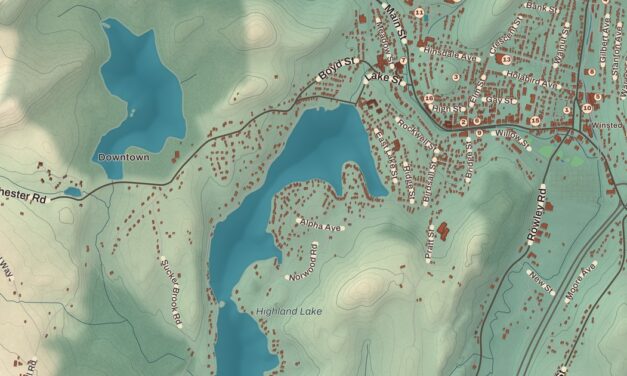 Beautifully Detailed Map of Winchester, Connecticut