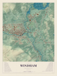 Map of Windham, Connecticut