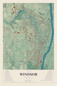 Map of Windsor, Connecticut