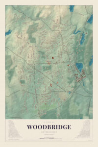 Map of Woodbridge, Connecticut