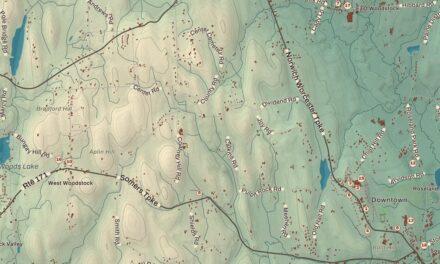 Beautifully Detailed Map of Woodstock, Connecticut
