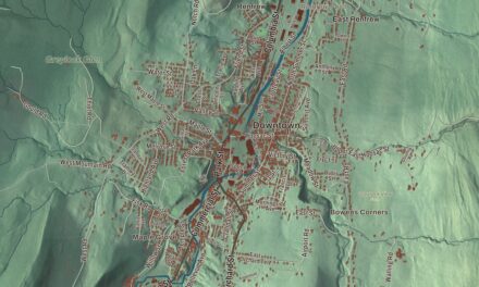 Beautifully Detailed Map of Adams, Massachusetts
