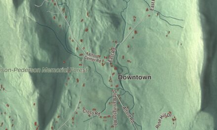 Beautifully Detailed Map of Alford, Massachusetts