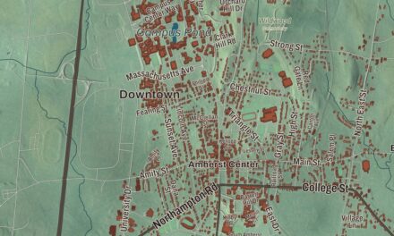 Beautifully Detailed Map of Amherst, Massachusetts