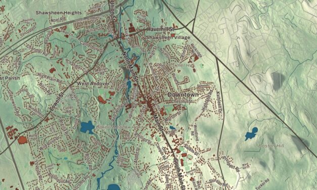 Beautifully Detailed Map of Andover, Massachusetts
