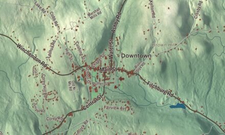 Beautifully Detailed Map of Ashburnham, Massachusetts