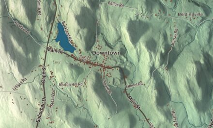 Beautifully Detailed Map of Ashfield, Massachusetts
