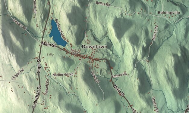 Beautifully Detailed Map of Ashfield, Massachusetts