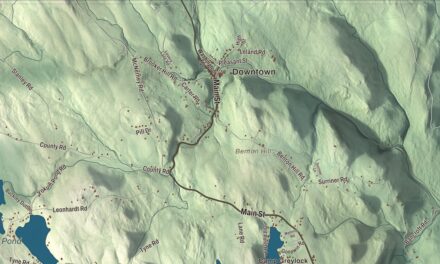 Beautifully Detailed Map of Becket, Massachusetts