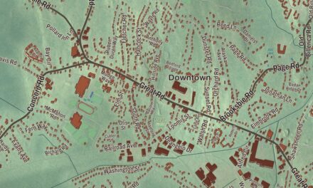 Beautifully Detailed Map of Bedford, Massachusetts
